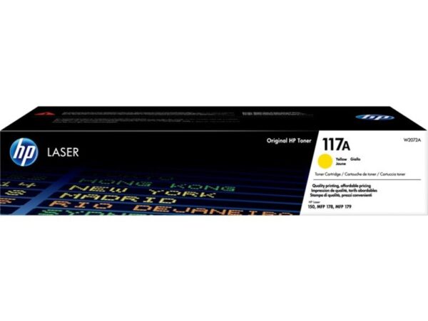 Hp 117A Yellow Original Laser Toner Cartridge - W2072A