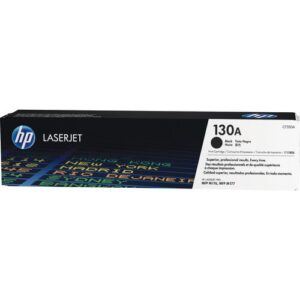 HP 130A Black Original LaserJet Toner Cartridge, CF350A