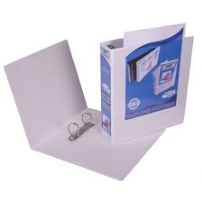 PRESENTATION RING BINDER 2 RING  1 1/2 INCH  204 WHITE