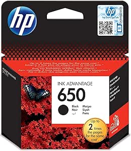 HP 650 Black Original Ink Advantage Cartridge (CZ101AE)