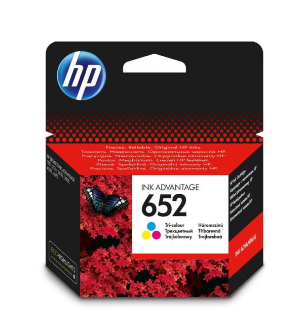HP 652 Black Original Ink Advantage Cartridge (F6V25AE)