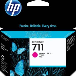 HP 711  Magenta DesignJet Ink Cartridge (CZ131A) 29-ml