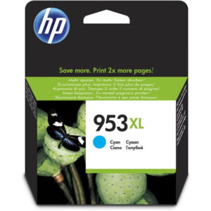 HP 953XL High Yield Cyan Original Ink Cartridge (F6U16AE)