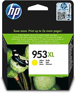 HP 953xl High Yield Yellow Original Ink Cartridge F6U18AE
