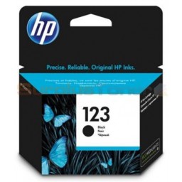 Hp 123 Black Original Ink Cartridge [F6V17Ae]