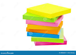 Sticky Note Pad & Post it 2x2 cm  ( Different colors )