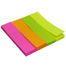 Sticky Note Pad & Post it Page Marker Stripe