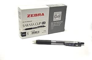 Pen - Zebra Sarasa Clip Gel Ink  0.5mm Black 10 Pcs