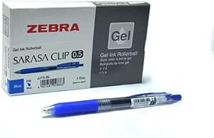 Pen - Zebra Sarasa Clip Gel Ink  0.5mm Blue 10 Pcs