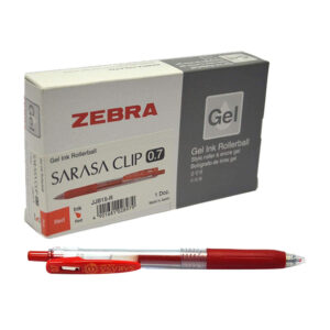 Pen - Zebra Sarasa Clip Gel Ink  0.7mm Red 1 Pc