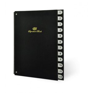 Cheque Signature Folder 1-12