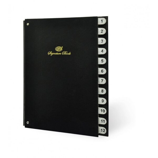 Cheque Signature Folder 1-12