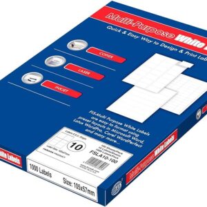 Label Multipurpose Laser Labels, Colour White No.10