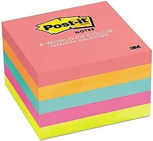Sticky Note Pad & Post it 3x3CM Different Colors 1 PC ( 3M Brand ) No.654