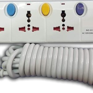 Power Extension Terminator 4 way Universal Power Extension Socket, 3M