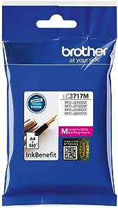 Brother Genuine Lc3717M  Magenta Printer Ink Cartridge