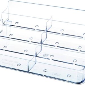 Business Card Holder, 8 Pocket Acrylic Business Card Holder 