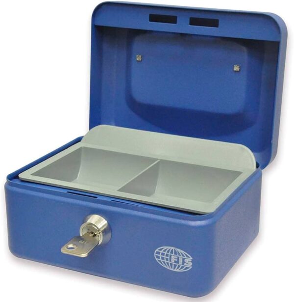 Cash Box steel 6 inch with key Lock