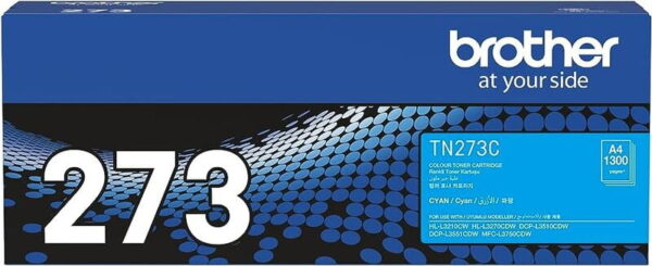 Brother Toner TN-273C  Cyan Toner Cartridge 1300 Pages