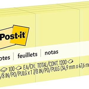 Sticky Note Pad & Post it 1.5X2CM  12 PCS  ( 3M Brand ) No.653