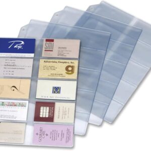 Business card Holder A4 1 pkt in 10 leaf