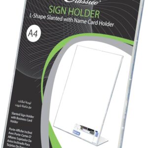 Acrylic Sign Holder LType A4 210 x 297