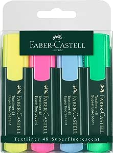 Highlighter Faber-Castell Classic  Pkt Of 4 Colors