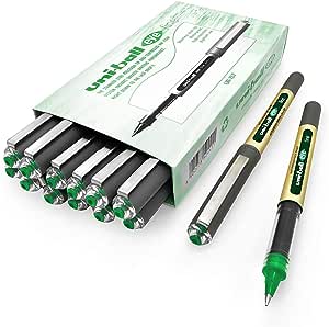 Pen - Uniball Eye Fine Rollerball  0.7mm 157, Green 1 Pc