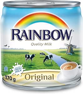 Milk Rainbow Evaporated Milk Original 170g