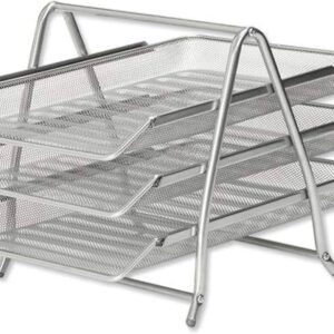 Paper Tray 3 Lawyer Metal Silver
