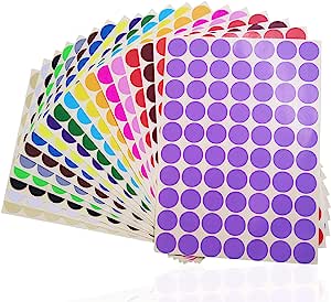Label Round Coding Circle 3/4 inch