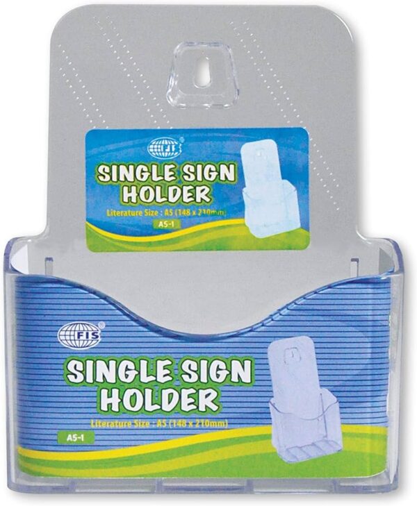 Acrylic Sign Holders-A5 Size Single Layer, Transparent