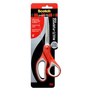 Scissors 8 in (20 cm) Stainless Steel Blades Scotch