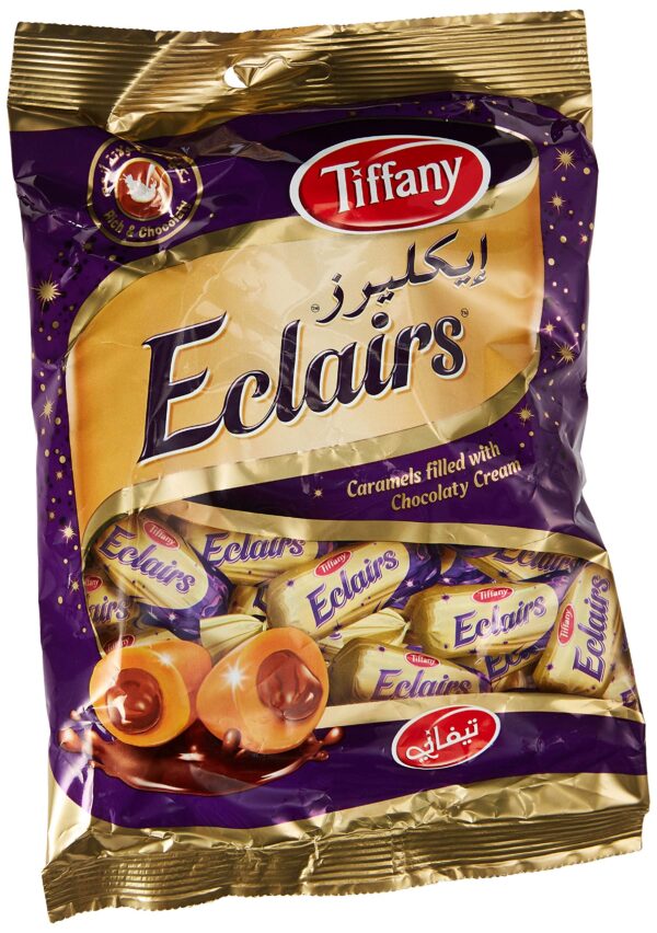 Tiffany, Eclairs, Caramels Filled With Chocolate Cream, 250g