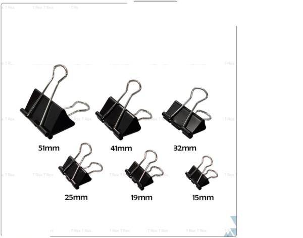Binder Clip 25mm / 12 pcs