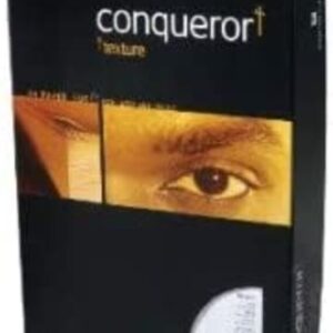 Conqueror White Laid Finish Paper, 500 Sheets, 100 GSM, A4 Size, White