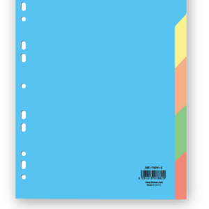 Divider 1-5 Colors Paper