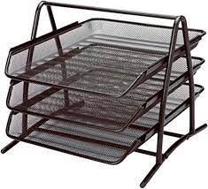 Paper Tray 3 Lawyer Metal Black