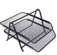 Paper Tray 2 Lawyer Metal Black