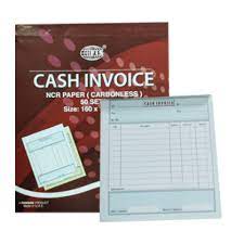 Cash Invoice in 50 Sheets 1+1