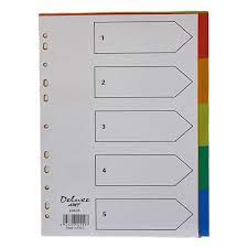 Divider 1-5 Colors PVC
