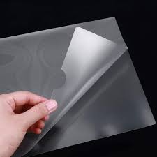 L Folder A4 Plastic Transparent Folders