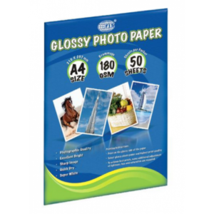 Photo Glossy Paper  180g A4 (Pack of 50)