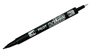 Twin Marker Pilot Black Color