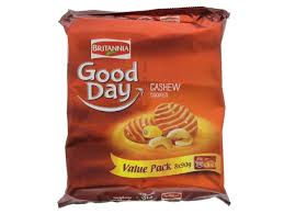 Britannia Good Day Cashew Cookies 90g Pack of 8