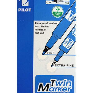 Pilot Twin Marker Blue Pack of 12 Pcs