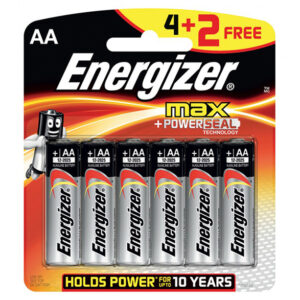 Battery Energizer AA (4+2 Free) 6 Pieces