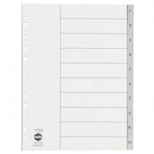 Divider 1-10 Gray