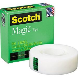 Scotch Magic Tape 3M 3/4 inch x 36 Yds