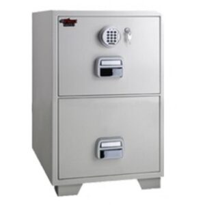 Eagle SF-680-2EKX Fire Resistant Filing Cabinet, 2 Drawers, Digital With Key Lock